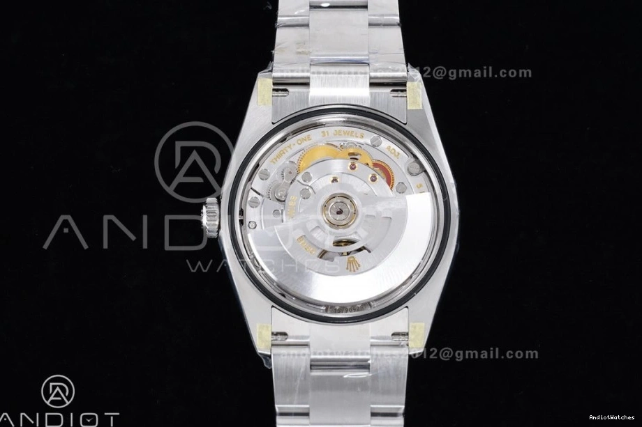 1:1 Best 971 126000 904L V Perpetual Edition Original Steel Dial 36mm VSF Oyster DD3230 Silver 0705